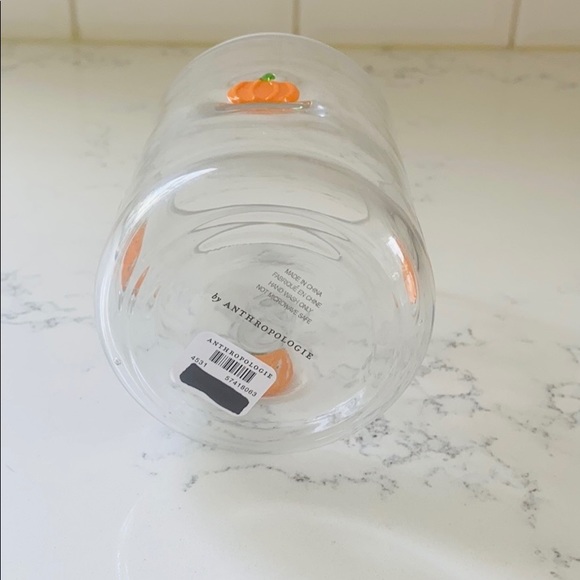 Anthropologie 🎃 Harvest Pumpkin Juice Glass. - Picture 9 of 15